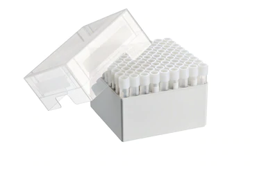 艾本德儲存盒 9 × 9, 可放置 81  個螺旋蓋（凍存）管， 4  –  5  mL，2  件，高 102  mm，4  英寸，聚丙烯材料，可耐受最低 -86  °C，可高溫高壓滅菌，帶蓋子并具有
